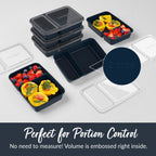 Bentgo Prep 2-Compartment Meal Prep Containers (20-Piece)