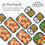 Bentgo Prep 60-Piece Variety Meal Prep Kit