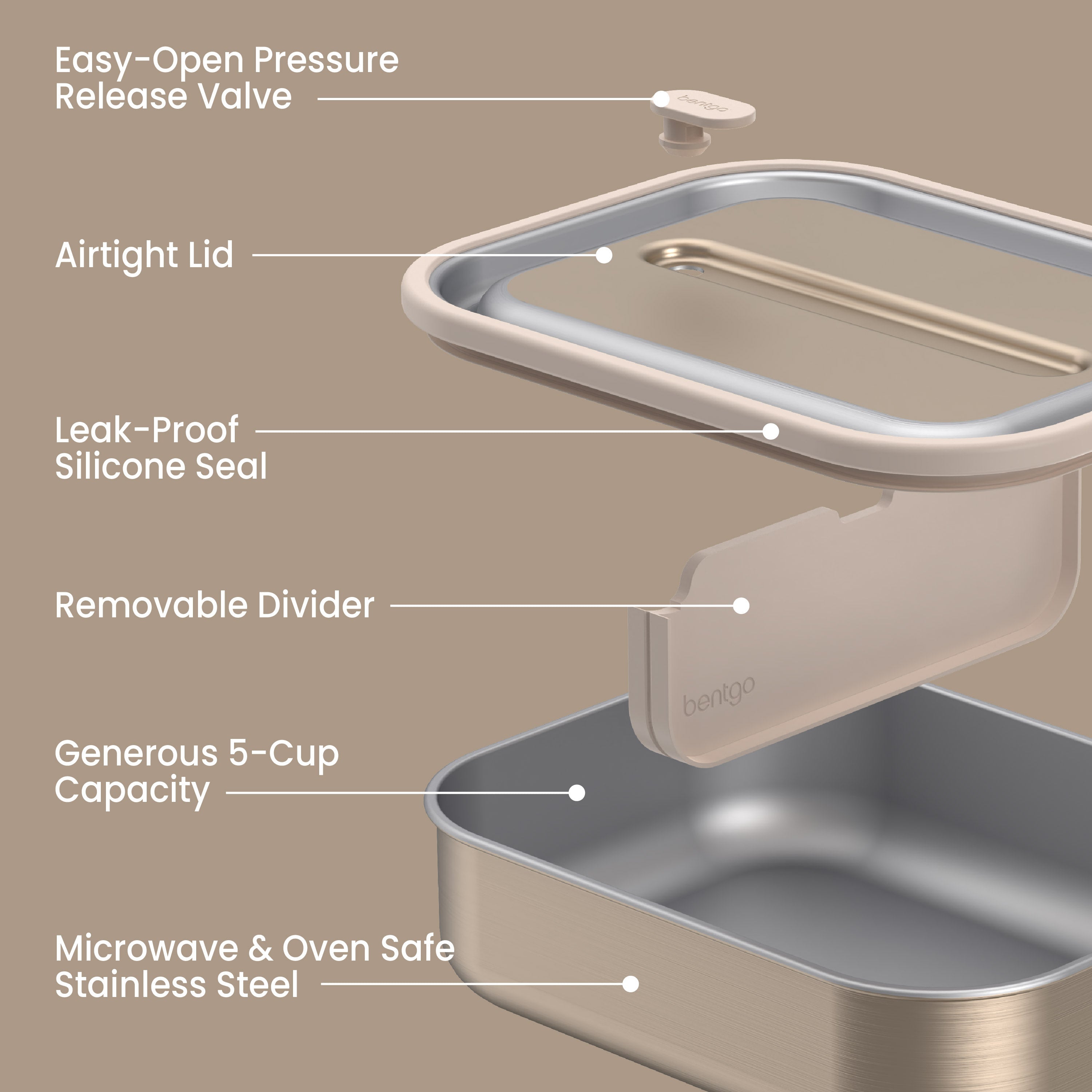 Bentgo MicroSteel Lunch Box