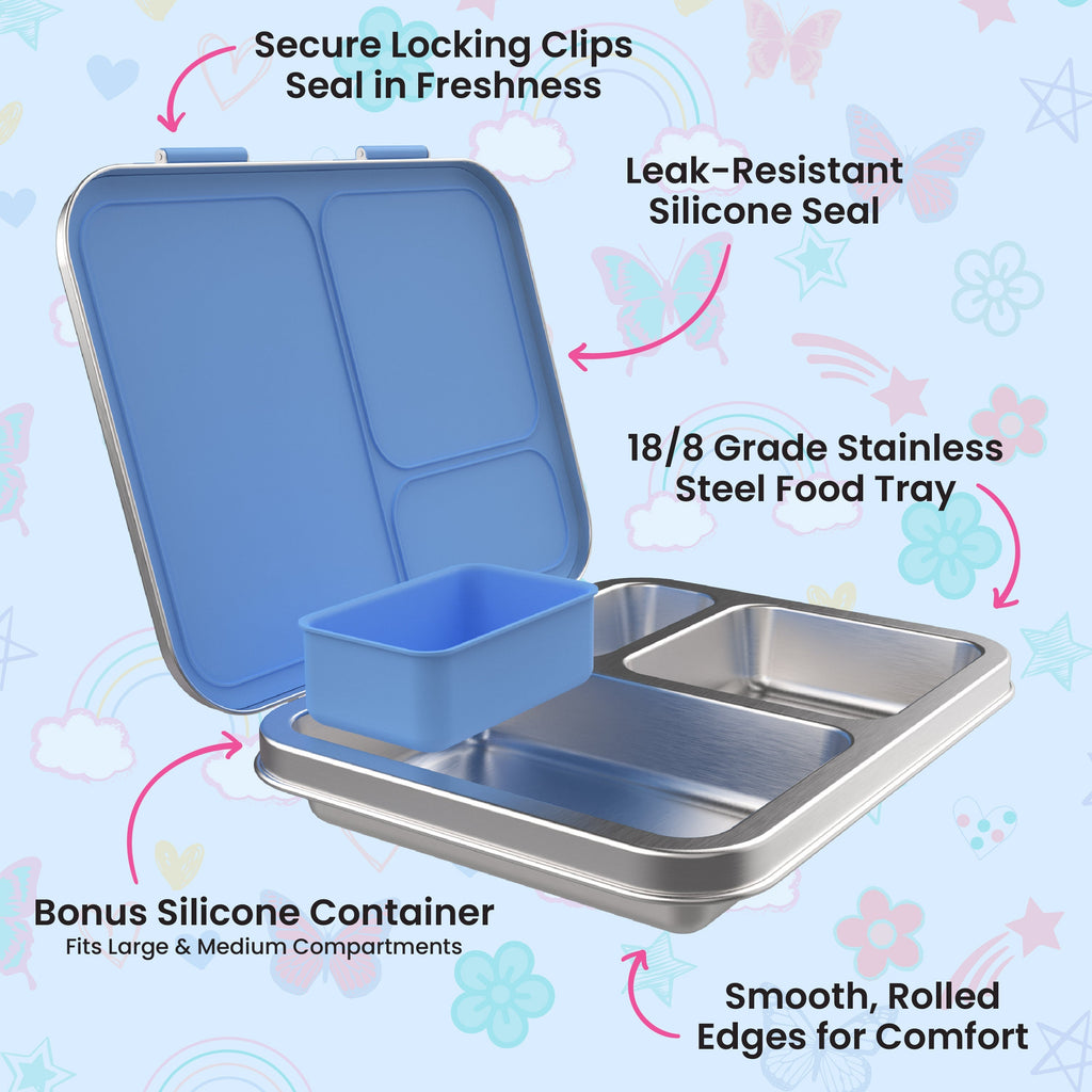 Bentgo Kids Stainless Steel Prints Lunch Box