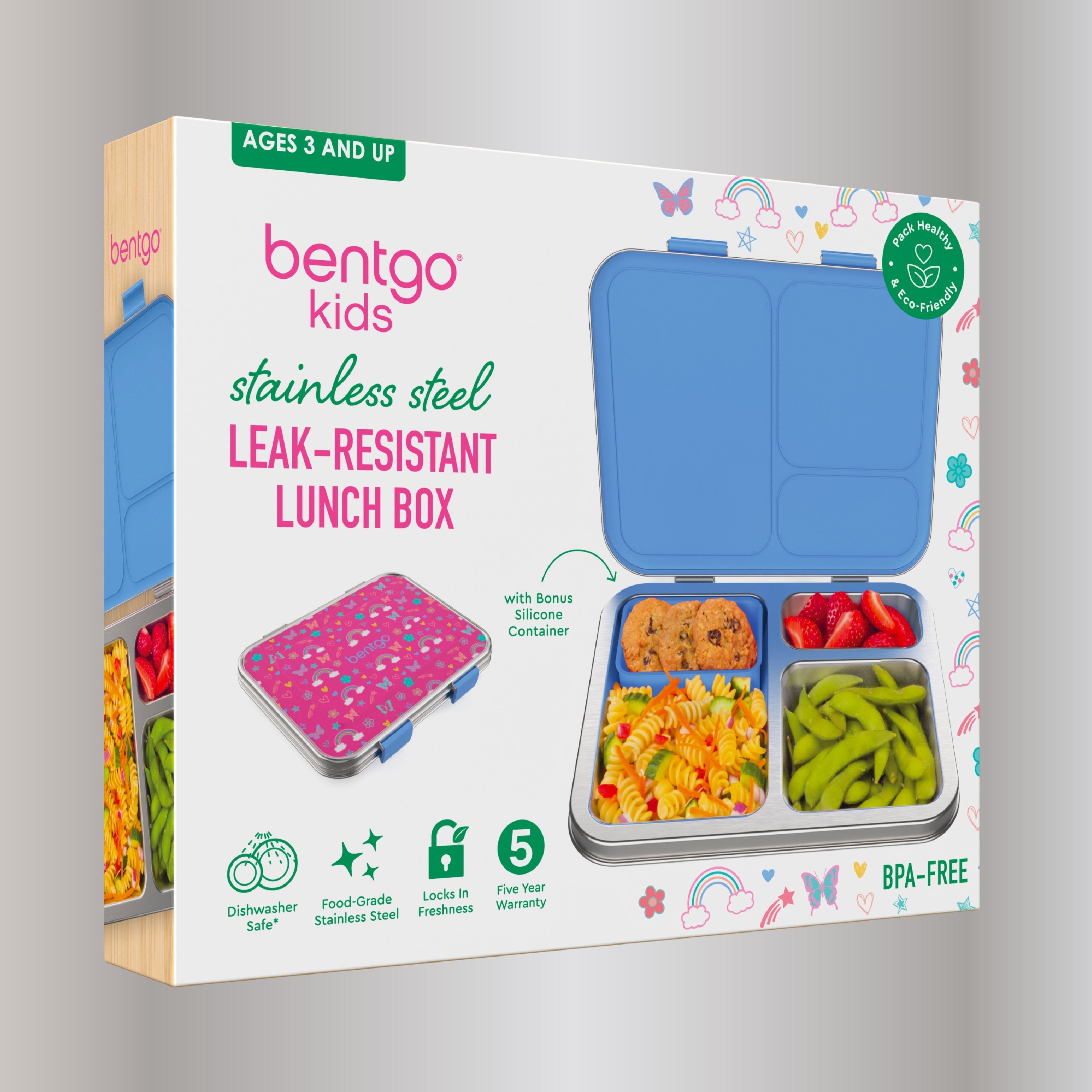 Bentgo Kids Stainless Steel Prints Lunch Box